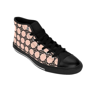 Women's High-top Sneakers - Pink Anchor