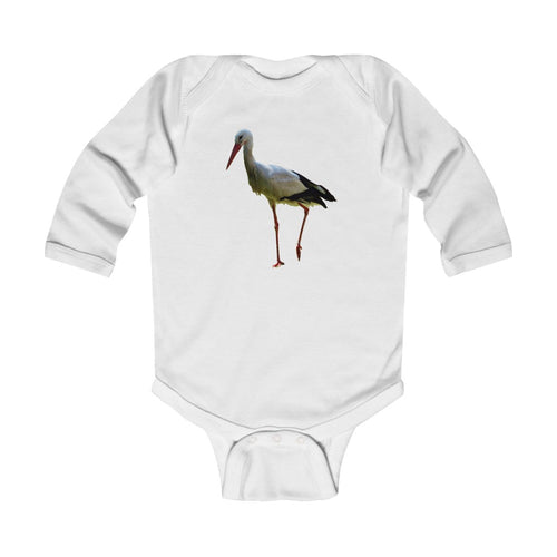 Infant Long Sleeve Bodysuit - Stork