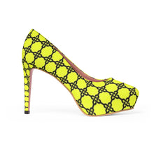 Load image into Gallery viewer, Women&#39;s Platform Heels - Yellow Anchor