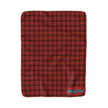 Load image into Gallery viewer, Sherpa Fleece Blanket - Plaid