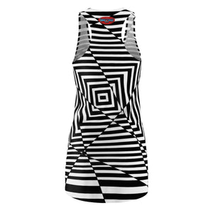 Women's Cut & Sew Racerback Dress - Geometry