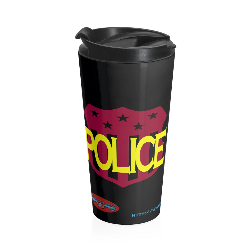 Stainless Steel Travel Mug - Police