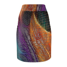 Load image into Gallery viewer, Women&#39;s Pencil Skirt - Bricks