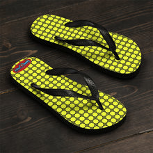 Load image into Gallery viewer, Unisex Flip-Flops - Yellow Anchor
