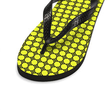 Load image into Gallery viewer, Unisex Flip-Flops - Yellow Anchor