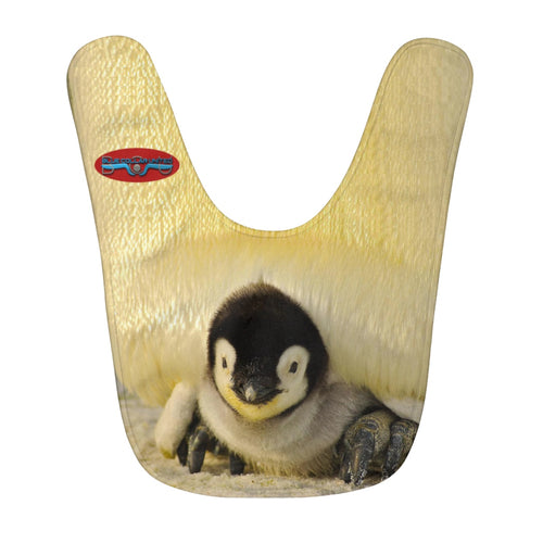 Fleece Baby Bib - Penguin