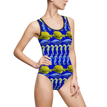 Load image into Gallery viewer, Women&#39;s Classic One-Piece Swimsuit - Aquarium