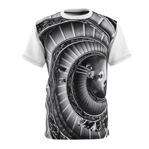 Unisex AOP Cut & Sew Tee - Spiral Staircase