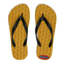Load image into Gallery viewer, Unisex Flip-Flops - Ducky Dots