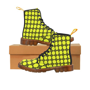 Women's Martin Boots - Yellow Anchor