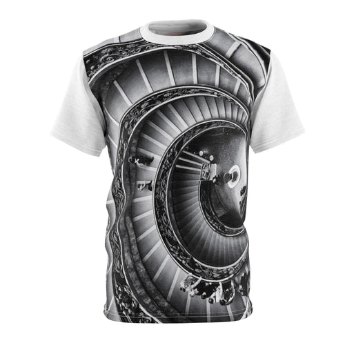 Unisex AOP Cut & Sew Tee - Spiral Staircase