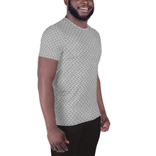Load image into Gallery viewer, AOP Men&#39;s Athletic T-shirt - Diamond Plate