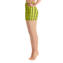 Load image into Gallery viewer, Yoga Shorts - Yellow Anchor