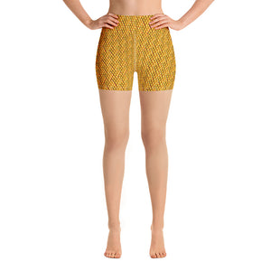 Yoga Shorts - Ducky Dots