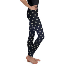 Load image into Gallery viewer, Youth Leggings - Blue Dot