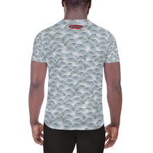 Load image into Gallery viewer, AOP Men&#39;s Athletic T-shirt - Angel Wings
