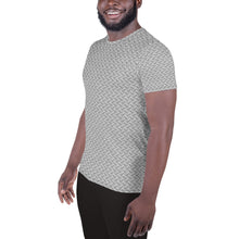 Load image into Gallery viewer, AOP Men&#39;s Athletic T-shirt - Diamond Plate