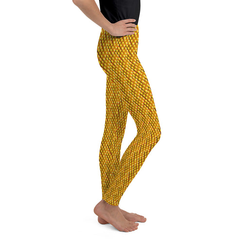 Youth Leggings - Ducky Dots