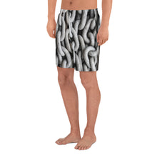 Load image into Gallery viewer, AOP Men&#39;s Athletic Long Shorts - Anchor Chains