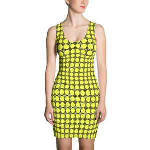 Sublimation Cut & Sew Dress - Yellow Anchor