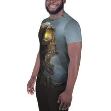 Load image into Gallery viewer, AOP Men&#39;s Athletic T-shirt - Skull