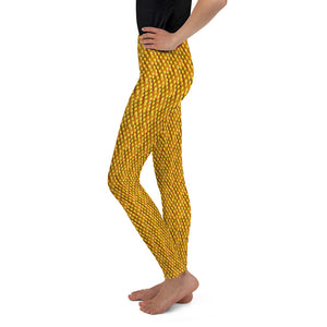 Youth Leggings - Ducky Dots