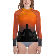Load image into Gallery viewer, Youth Rash Guard - Meditation