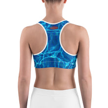 Load image into Gallery viewer, Sports bra - Blue Water