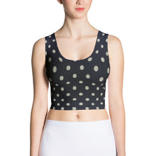 Load image into Gallery viewer, Sublimation Cut &amp; Sew Crop Top - Blue Dot
