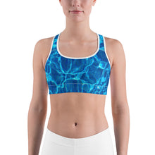 Load image into Gallery viewer, Sports bra - Blue Water