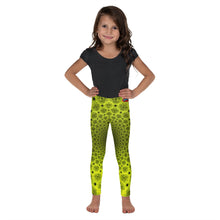 Load image into Gallery viewer, Kid&#39;s Leggings - Yellow Fractal