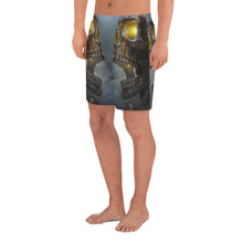 Load image into Gallery viewer, AOP Men&#39;s Athletic Long Shorts - Skull