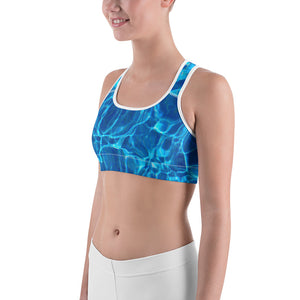 Sports bra - Blue Water