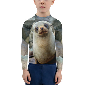 Kids Rash Guard - Seal