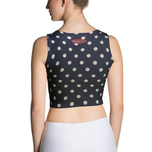 Load image into Gallery viewer, Sublimation Cut &amp; Sew Crop Top - Blue Dot