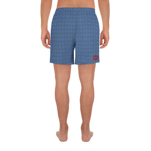 AOP Men's Athletic Long Shorts - Vector